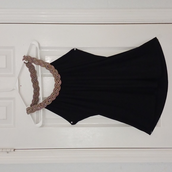 Spense Halter Top Blouse With Cutout In Back - Picture 1 of 5